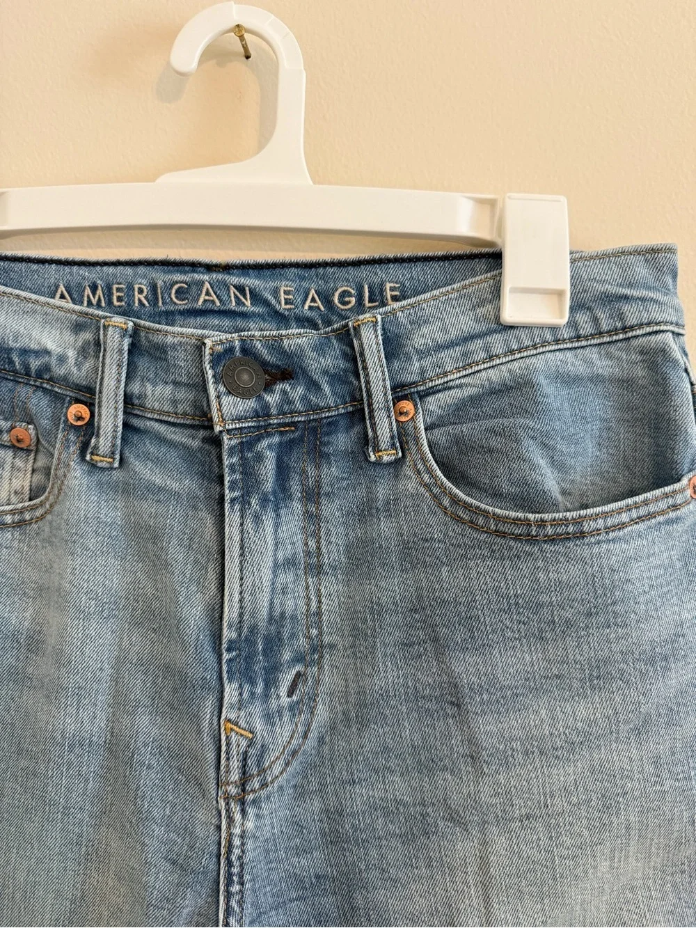 NWT AE Original Straight Jean in Pale Ocean // Men 30x32